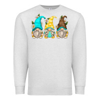 Oatmeal Heather daisy gnomes Premium Sweatshirt - Zillion Design Studio