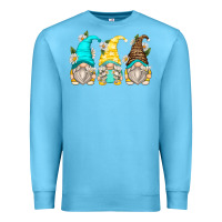 Ocean Blue daisy gnomes Premium Sweatshirt - Zillion Design Studio