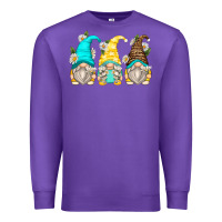 Purple daisy gnomes Premium Sweatshirt - Zillion Design Studio