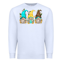 White daisy gnomes Premium Sweatshirt - Zillion Design Studio