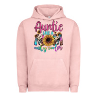 Pigment Salmon auntie like a mom Urban Hoodie - JahusDesignShop