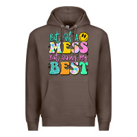 Coffee bit of a mess but doing my best Premium Hoodie - JahusDesignShop