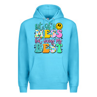 Ocean Blue bit of a mess but doing my best Premium Hoodie - JahusDesignShop