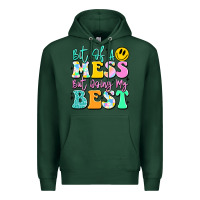 Sports Green bit of a mess but doing my best Premium Hoodie - JahusDesignShop