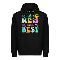 Black bit of a mess but doing my best Premium Hoodie - JahusDesignShop