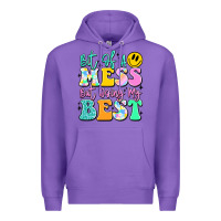 Purple bit of a mess but doing my best Premium Hoodie - JahusDesignShop