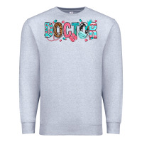 Heather Grey doctor Premium Sweatshirt - texasbilliewilder