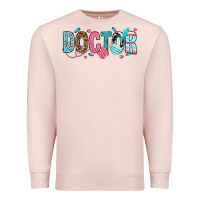 Pale Pink doctor Premium Sweatshirt - texasbilliewilder