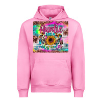 Fuchsia Pink auntie like a mom Urban Hoodie - JahusDesignShop