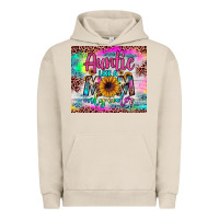 Pigment French Oak auntie like a mom Urban Hoodie - JahusDesignShop