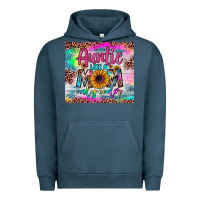 Pigment Midnight Navy auntie like a mom Urban Hoodie - JahusDesignShop