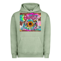 Pigment Oil Green auntie like a mom Urban Hoodie - JahusDesignShop