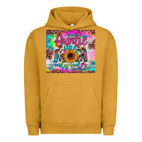 Pigment Peanut Butter auntie like a mom Urban Hoodie - JahusDesignShop