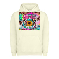Pigment Pistachio auntie like a mom Urban Hoodie - JahusDesignShop
