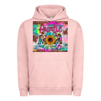 Pigment Salmon auntie like a mom Urban Hoodie - JahusDesignShop
