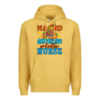 Antique Gold nacho average pediatric nurse   with nacho Premium Hoodie - AdoDesignShop