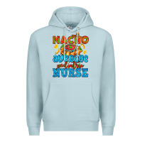 Blue Mist nacho average pediatric nurse   with nacho Premium Hoodie - AdoDesignShop