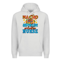 Dove Grey nacho average pediatric nurse   with nacho Premium Hoodie - AdoDesignShop
