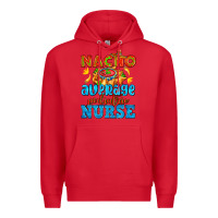 Red nacho average pediatric nurse   with nacho Premium Hoodie - AdoDesignShop