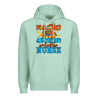 Seafoam nacho average pediatric nurse   with nacho Premium Hoodie - AdoDesignShop