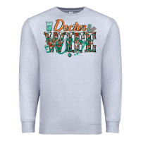 Heather Grey doctor wife Premium Sweatshirt - texasbilliewilder