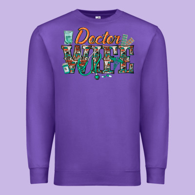 Premium Sweatshirt doctor wife