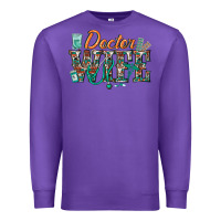 Purple doctor wife Premium Sweatshirt - texasbilliewilder
