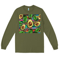 Army Green avacado Long Sleeve Tee - BarkalooDesign