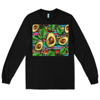 Black avacado Long Sleeve Tee - BarkalooDesign