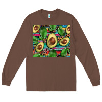 Chestnut avacado Long Sleeve Tee - BarkalooDesign