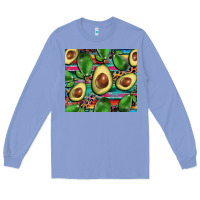 Colony Blue avacado Long Sleeve Tee - BarkalooDesign
