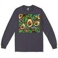 Smoke avacado Long Sleeve Tee - BarkalooDesign