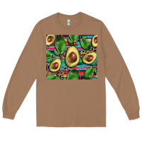 Toasted Coconut avacado Long Sleeve Tee - BarkalooDesign