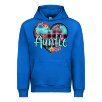 Cobalt auntie leopard turquoise heart Urban Hoodie - JahusDesignShop