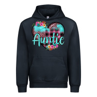 Navy auntie leopard turquoise heart Urban Hoodie - JahusDesignShop