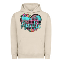 Pigment French Oak auntie leopard turquoise heart Urban Hoodie - JahusDesignShop