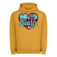 Pigment Peanut Butter auntie leopard turquoise heart Urban Hoodie - JahusDesignShop