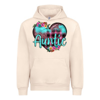 Sandshell auntie leopard turquoise heart Urban Hoodie - JahusDesignShop