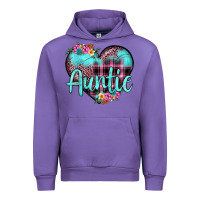 Tulip auntie leopard turquoise heart Urban Hoodie - JahusDesignShop