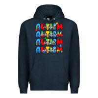 Navy autism accept understand adopt advocate Premium Hoodie - JahusDesignShop