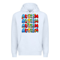 White autism accept understand adopt advocate Premium Hoodie - JahusDesignShop