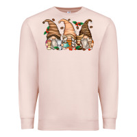 Pale Pink coffee gnomes Premium Sweatshirt - Zillion Design Studio