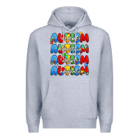 Heather Grey autism accept understand adopt advocate Premium Hoodie - JahusDesignShop