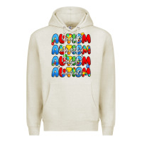 Oatmeal Heather autism accept understand adopt advocate Premium Hoodie - JahusDesignShop