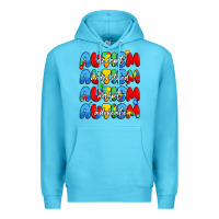 Ocean Blue autism accept understand adopt advocate Premium Hoodie - JahusDesignShop