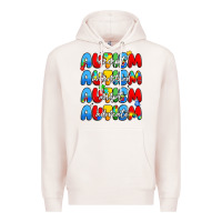Pale Pink autism accept understand adopt advocate Premium Hoodie - JahusDesignShop