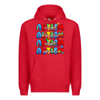 Red autism accept understand adopt advocate Premium Hoodie - JahusDesignShop