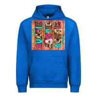 Cobalt auntie heifer Urban Hoodie - JahusDesignShop