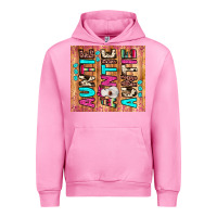 Fuchsia Pink auntie heifer Urban Hoodie - JahusDesignShop