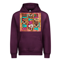 Mauve Wine auntie heifer Urban Hoodie - JahusDesignShop